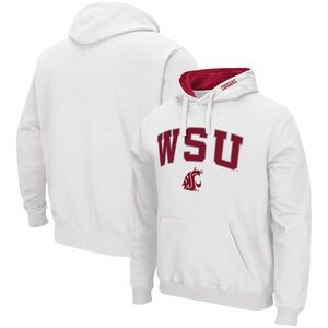 Washington State Cougars Colosseum Arch & Logo 3.0 Pullover Hoodie Size M NWT